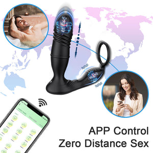 Wireless Remote Vibrating Thrusting Prostate Massager Stimulator Bluetooth APP for Men Gay-ZhenDuo Sex Shop-ZhenDuo Sex Shop