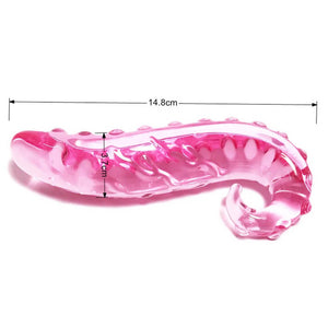 Tentacle Textured Sensual Curved Glass Dildo G spot Thrilling Erotic Stimulation