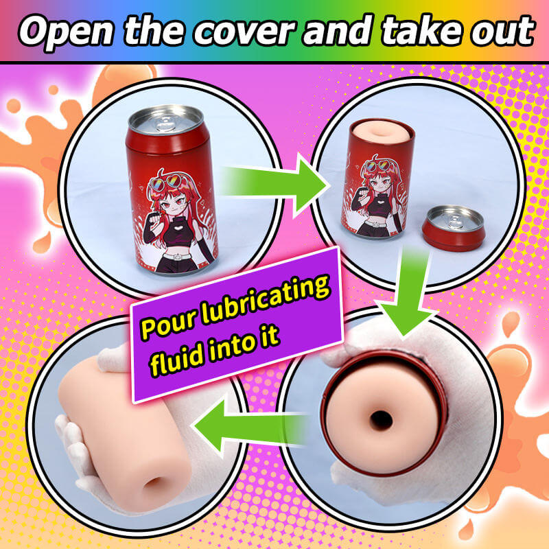 Portable Male Tin Can Masturbators Real Vaginas Pocket Pusssy Stroker Masturbation Stretchable Sex Toy-ZhenDuo Sex Shop-ZhenDuo Sex Shop