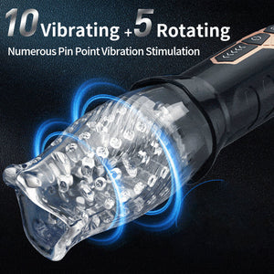 Belluci Automatic Electric Piston Rotating Masturbator with Vibration