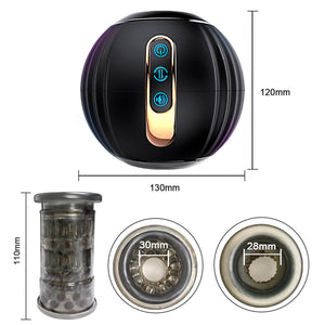 Telescopic Rotation Automatic Masturbator Dual Opened-end Sex Toy for Men