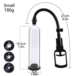 20.5CM Manual Penis Pump Male Penis Enlarger Sex Toys for Men Vacuum Pump Male Masturbation Penile Extender Trainer Adults Sex-ZhenDuo Sex Shop-ZhenDuo Sex Shop