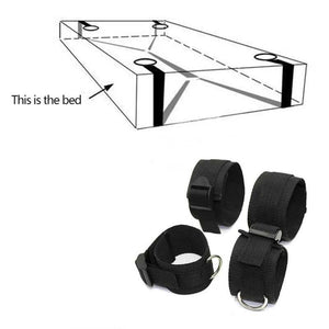 Bdsm Binding Set SM Bed Restraint Wrist And Ankle Cuff