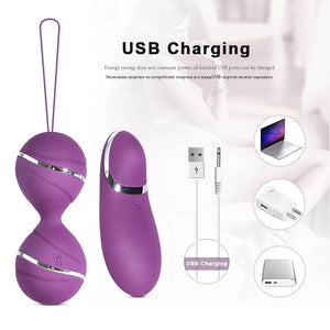 Hyman Wireless Masturbation Vibrating Geisha Kegel Ball with Remote Control