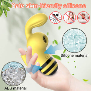 Powerful Vagina Sucking Bee Vibrator Clitoris Vacuum Stimulator Female Suction Vibrating Massager