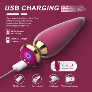 MY-610 Wireless Remote Anal Vibrator Vagina G Spot Butt Plug-ZhenDuo Sex Shop-ZhenDuo Sex Shop