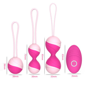 Remote Control 10 Speed Vibrating Kegel Balls Sex Toy for Woman Vaginal Tighten Exercise-ZhenDuo Sex Shop-ZhenDuo Sex Shop