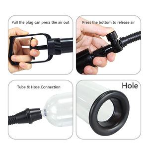 20.5CM Manual Penis Pump Male Penis Enlarger Sex Toys for Men Vacuum Pump Male Masturbation Penile Extender Trainer Adults Sex-ZhenDuo Sex Shop-ZhenDuo Sex Shop