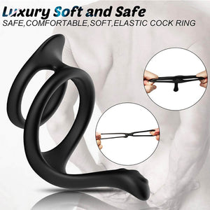 Medical Silicone Soft Stretchable Penis Rings Delay Ejaculation Cock Rings Adult Sex Toys for Men Sex Products Erotic Dick Rings-ZhenDuo Sex Shop-ZhenDuo Sex Shop