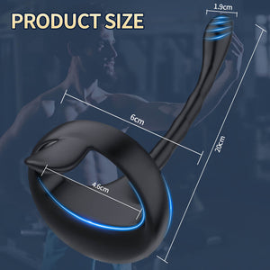 APP Bluetooth Prostate Vibrator Testicle Massage Penis Ring Sex Toy for Men-ZhenDuo Sex Shop-ZhenDuo Sex Shop