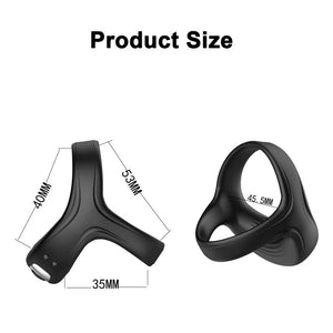 Vibrating Cockring Penis Cock Ring for Man Delay Ejaculation Sex Toys-ZhenDuo Sex Shop-ZhenDuo Sex Shop