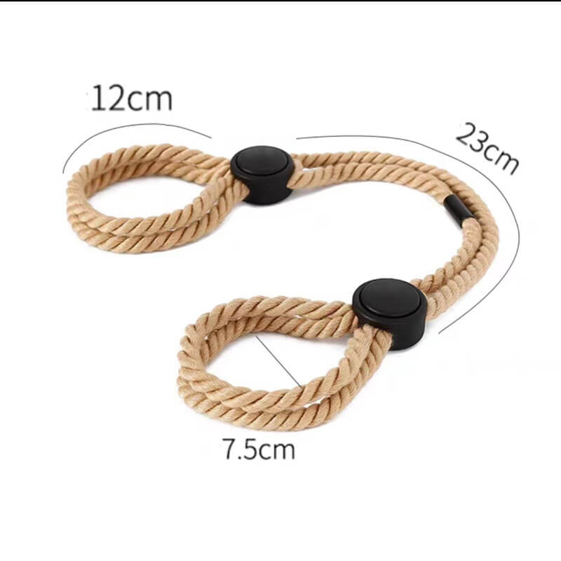 Cotton Rope Handcuffs Ankle Cuff BDSM Sex Restraints Bondage Fetish-ZhenDuo Sex Shop-ZhenDuo Sex Shop