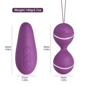 Hyman Wireless Masturbation Vibrating Geisha Kegel Ball with Remote Control