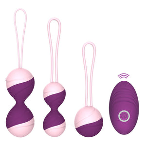 Remote Control 10 Speed Vibrating Kegel Balls Sex Toy for Woman Vaginal Tighten Exercise-ZhenDuo Sex Shop-purple-ZhenDuo Sex Shop
