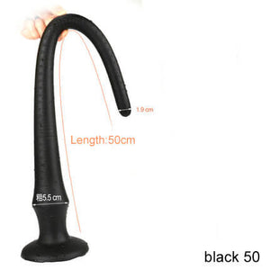 Long Buttplug Silicone Anal Plug BDSM Butt Plug-ZhenDuo Sex Shop-black-50cm-ZhenDuo Sex Shop