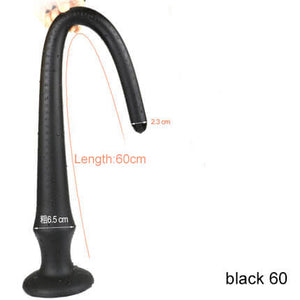 Long Buttplug Silicone Anal Plug BDSM Butt Plug-ZhenDuo Sex Shop-black-60cm-ZhenDuo Sex Shop