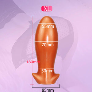 Dragon Egg Huge Butt Plug Anal Sex Toys Adult Buttplug-ZhenDuo Sex Shop-gold-XL-ZhenDuo Sex Shop