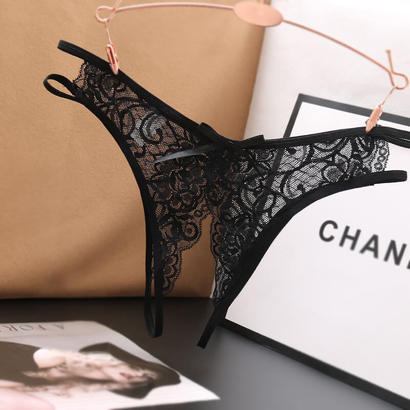 Transparent Women's Panties Female Lace Underwear Open Crotch Thongs S ZhenDuo Sex Shop Transparent Women's Panties Female Lace Underwear Open Crotch Thongs S ZhenDuo Sex Shop
