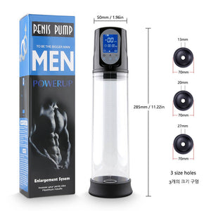 Iphisi Electric Vacuum Penis Pump for Male Enlargement Enhancer-ZhenDuo Sex Shop-pump with rubber rings-ZhenDuo Sex Shop
