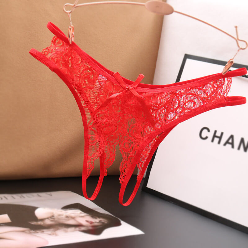 Transparent Women's Panties Female Lace Underwear Open Crotch Thongs S ZhenDuo Sex Shop Transparent Women's Panties Female Lace Underwear Open Crotch Thongs S ZhenDuo Sex Shop