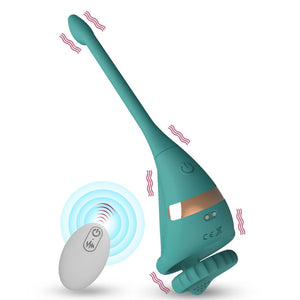 Dragon Knight Mobile Phone Remote Control Thrust Prostate Stimulator Testicle Massager Cockring-ZhenDuo Sex Shop-transmitter control-green-ZhenDuo Sex Shop