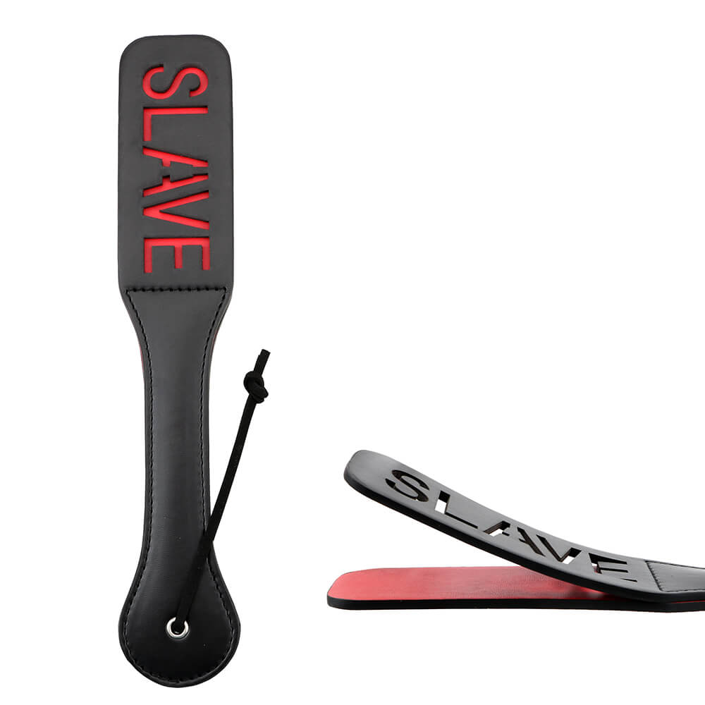 SM Play Restraint Bondage Slave Faux Leather Spanking Paddles for Adults  Couples