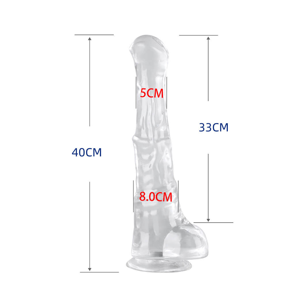 Transparent Silicone Super Huge Giant Horse Dildos Sex Toys for Women