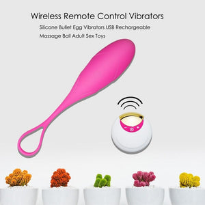 10 Speed Wireless Remote Control Bullet Vibrators Egg-ZhenDuo Sex Shop