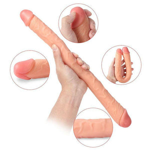 18'' Big Silicone Realistic Double Ended Dildo-ZhenDuo Sex Shop