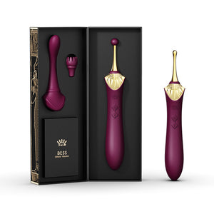 ZALO BESS 2.0 G-spot vibrator clitoral stimulation Double motor Retro massager-vibrator-ZhenDuo Sex Shop-Purple-ZhenDuo Sex Shop