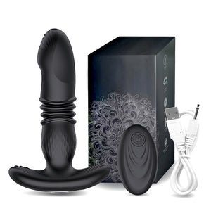 Telescopic Vibrating Butt Plug Anal Vibrator Wireless Remote Sex Toys for Women Ass Anal Dildo Prostate Massager Men Buttplug-anal plug-ZhenDuo Sex Shop-AP27-BOX-ZhenDuo Sex Shop