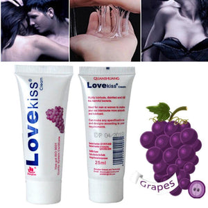 25ml Natural Adult Couples Body Water-soluble Anal Lubricants Grape Flavor Kiss Love Cream-ZhenDuo Sex Shop-1pc-ZhenDuo Sex Shop