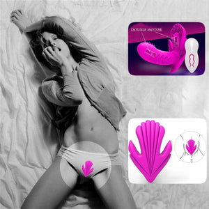 Waterproof Heating Sex Toys for Women Remote Control Vibrators G Spot Body Massage Butterfly Panties-ZhenDuo Sex Shop-pink-ZhenDuo Sex Shop