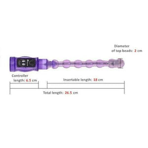 6 Vibrating Function Female Vibrating Pull Anal Beads Vibrator-ZhenDuo Sex Shop