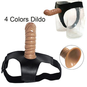 6.3'' Hollow Dildo Realistic Strap-On Harness-ZhenDuo Sex Shop