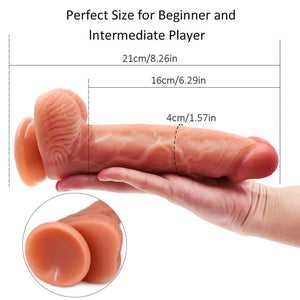 Modi Deluxe Suction Cup Dildo 8inch-dildo-ZhenDuo Sex Shop
