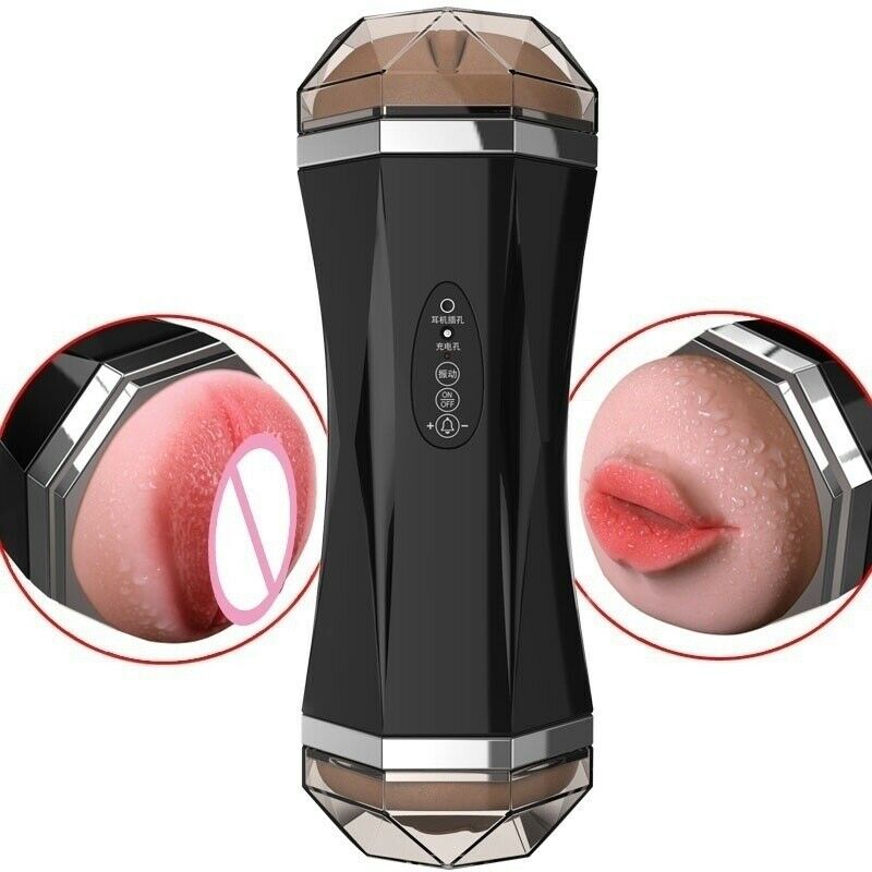 Automatic Dual Oral Pussy Masturbator Cups-masturbator-ZhenDuo Sex Shop-ZhenDuo Sex Shop