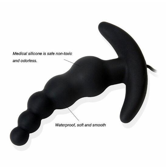 Aphrodisia Beads Style Vibrating Anal Plug 10 Mode Vibration-ZhenDuo Sex Shop