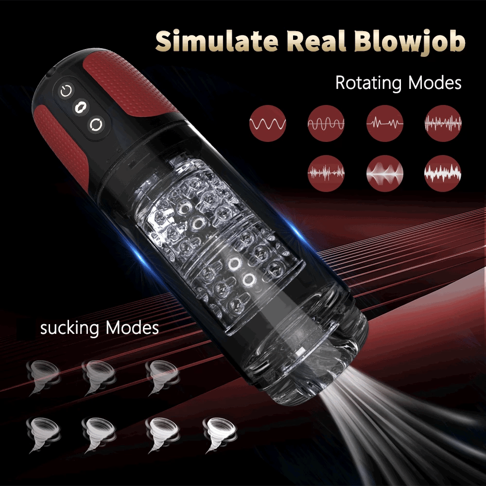 Unimat Automatic Male Masturbation Cup With Rotating & Vacuum Suction ZhenDuo Sex Shop Unimat Automatic Male Masturbation Cup With Rotating & Vacuum Suction ZhenDuo Sex Shop