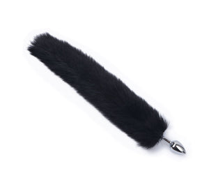 Fox Tail Anal Plug Butt Plug Metal Adult Products Anal Sex Toys for Woman Couples Men Adults Games Sex Shop Toys For Adults18-butt plug-ZhenDuo Sex Shop-Black Fox tail-ZhenDuo Sex Shop