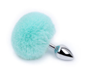 Fox Tail Anal Plug Butt Plug Metal Adult Products Anal Sex Toys for Woman Couples Men Adults Games Sex Shop Toys For Adults18-butt plug-ZhenDuo Sex Shop-Blue Rabbit tail-ZhenDuo Sex Shop