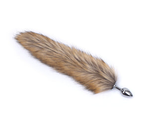 Fox Tail Anal Plug Butt Plug Metal Adult Products Anal Sex Toys for Woman Couples Men Adults Games Sex Shop Toys For Adults18-butt plug-ZhenDuo Sex Shop-Brown Fox tail-ZhenDuo Sex Shop