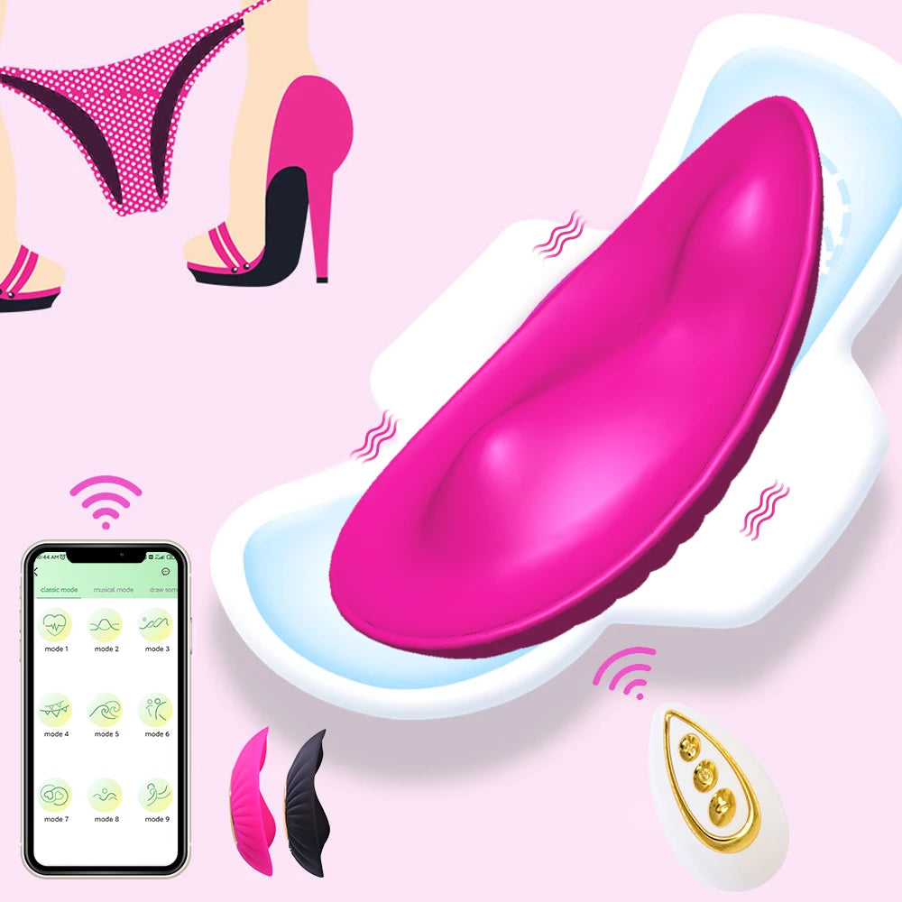 Butterfly Wearable Vibrator Wireless APP Remote Panties Dildo Vibrator ZhenDuo Sex Shop Butterfly Wearable Vibrator Wireless APP Remote Panties Dildo Vibrator ZhenDuo Sex Shop