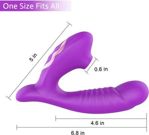G Spot Clitoral Sucking Vibrator with 10 Intensities-ZhenDuo Sex Shop