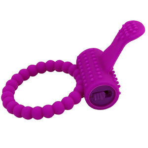 Delay Ejaculation Silicone Vibrating Tougue Penis Ring-ZhenDuo Sex Shop-purple-ZhenDuo Sex Shop