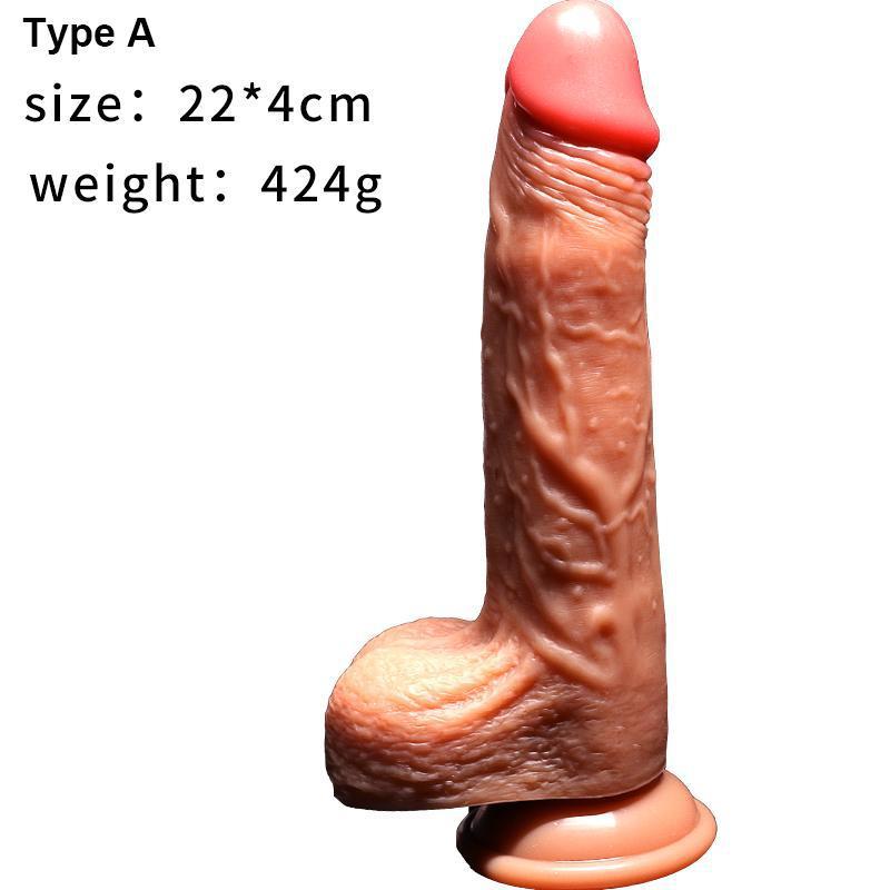 Electric Silicone Realistic Huge Dildo Suction Cup-ZhenDuo Sex Shop