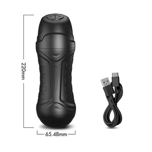 2022 Automatic Male Masturbator Vibration Blowjob Sucking Machine Silicone Vagina Masturbation Cup Sex Toys Adult Goods for Men-masturbator-ZhenDuo Sex Shop-FJB09-Black-ZhenDuo Sex Shop