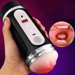 Automatic Smart Pussy Stroker Vibrating Male Masturbator Cup-ZhenDuo Sex Shop