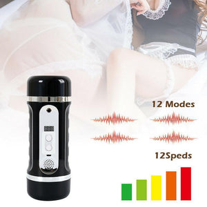 Automatic Smart Pussy Stroker Vibrating Male Masturbator Cup-ZhenDuo Sex Shop