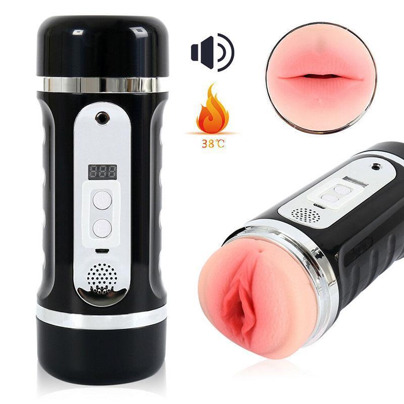 Automatic Smart Pussy Stroker Vibrating Male Masturbator Cup-ZhenDuo Sex Shop